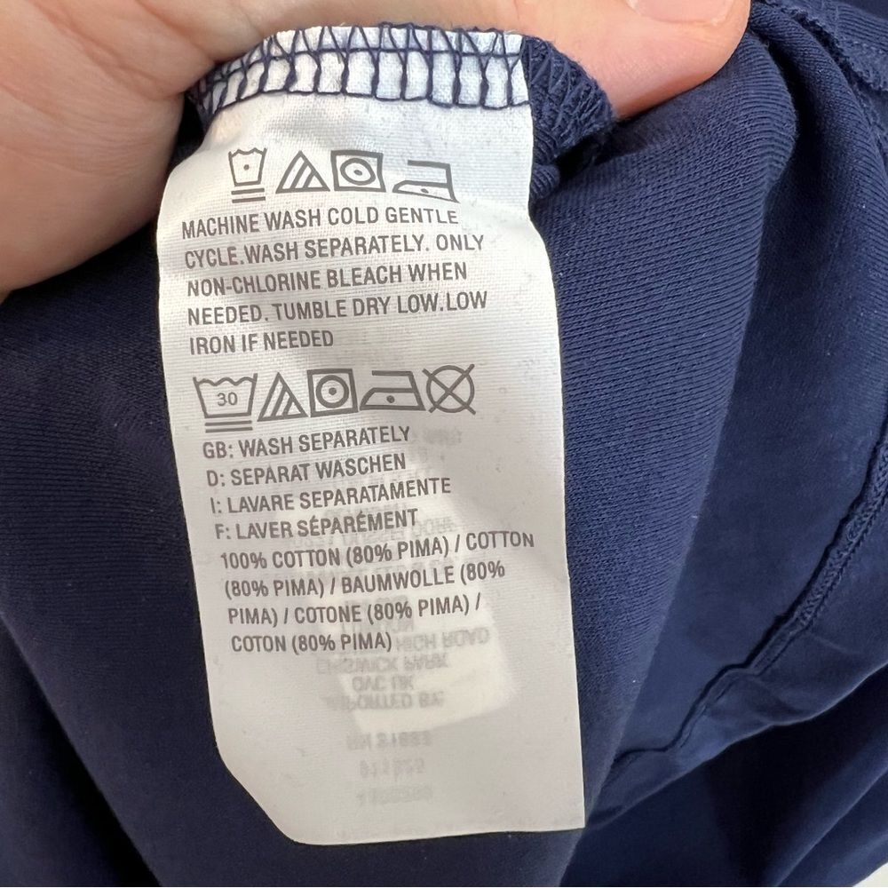 New Isaac Mizrahi Essentials Pima Cotton 3/4 Sleeve Top | Size M - Picture 6 of 8